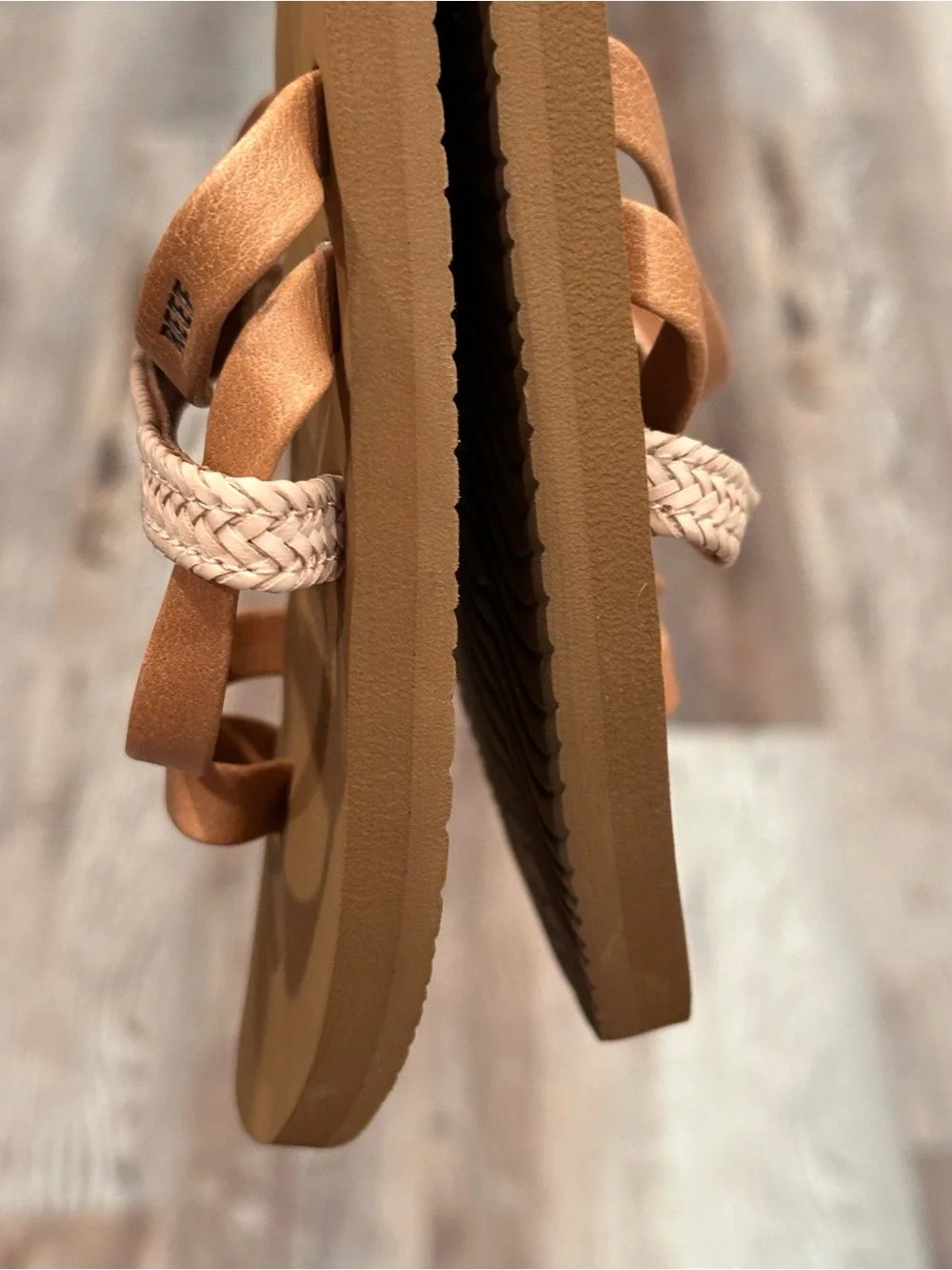 Reef Women’s Bliss Moon Toe Ring Slide Sandals Boho Beach Sz 8 LIKE NEW